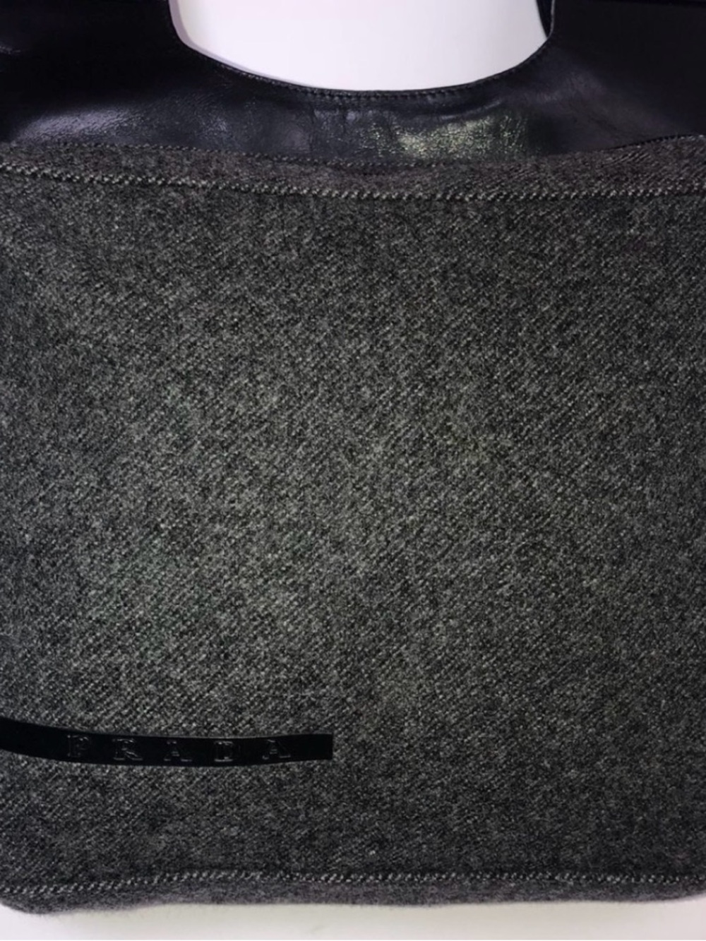 Prada Black and Dark Gray Chest Bag - Picture 2 of 4